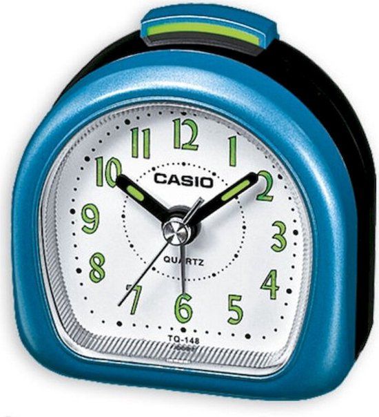 Casio Wekker TQ-148-2EF Blauw - Klassiek - Halfrond - 10.50 cm