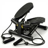 Stepper Twist Stepper Mini Stepper 136 kg Résistance Hydraulique Avec Bandes de Résistance et Moniteur LCD