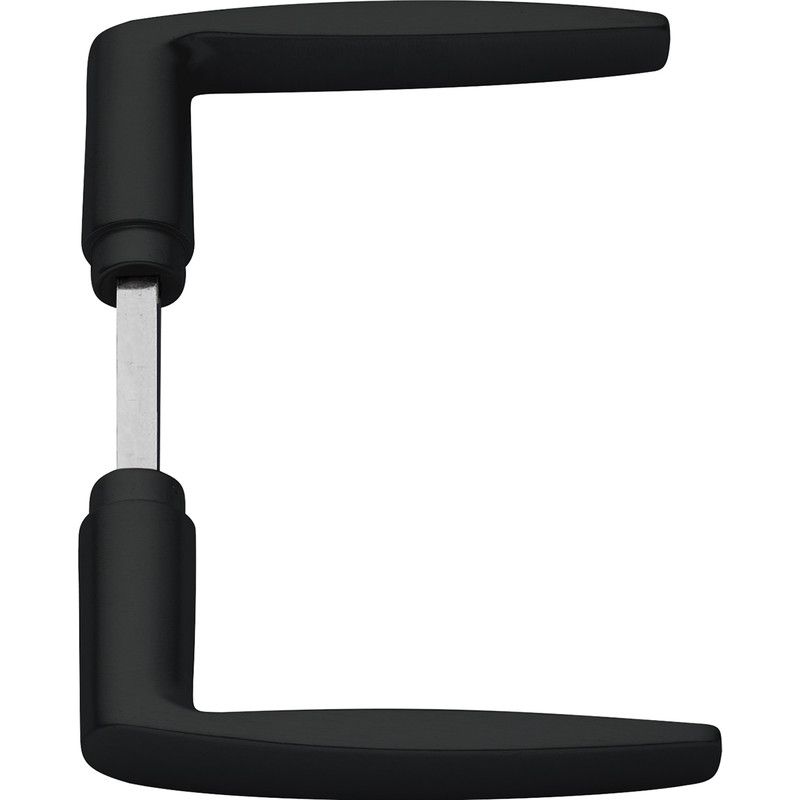 Axa deurkruk Curve Zwart (Set) - 8713249282459