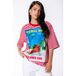 Colourful Rebel gestreept T-shirt - rood
