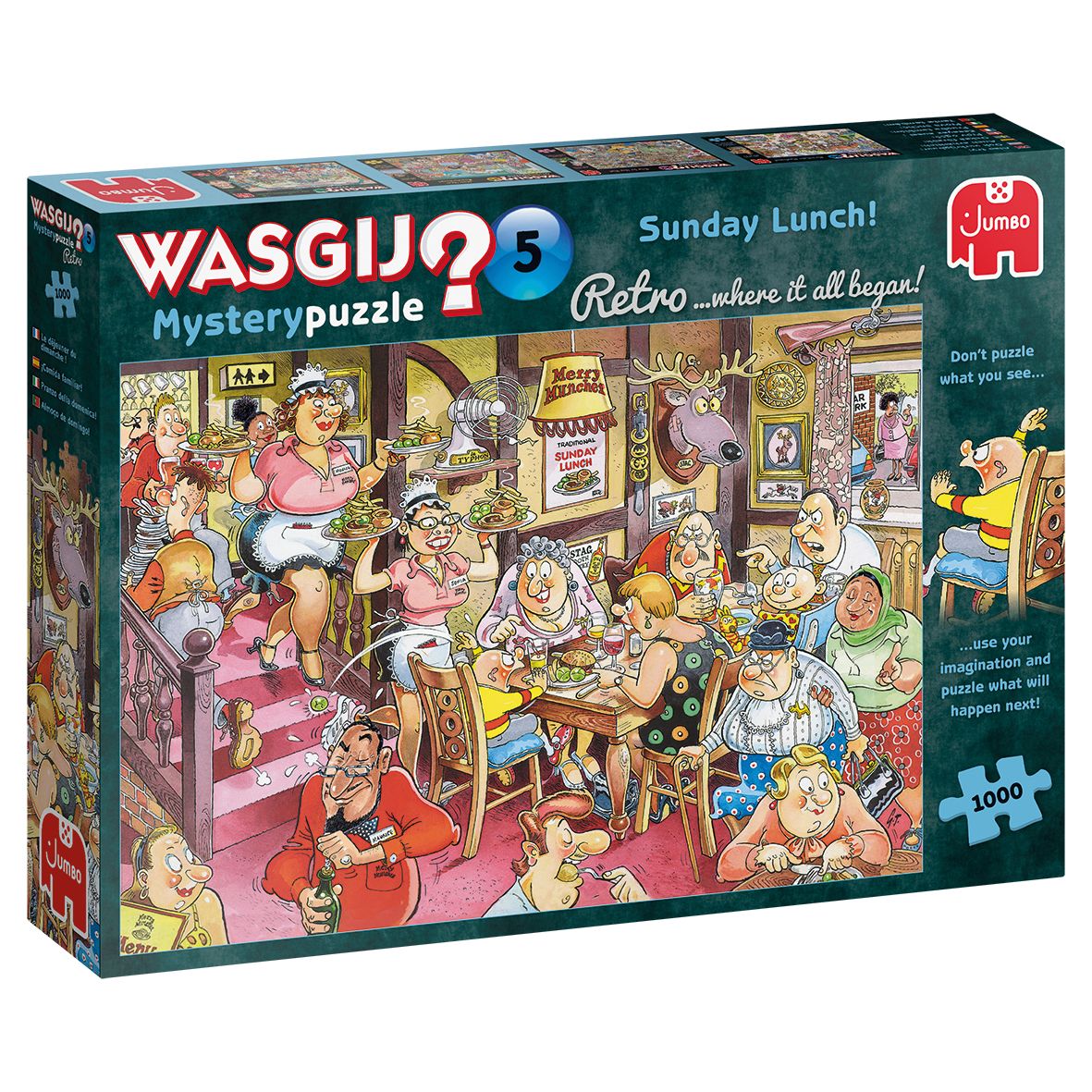 Wasgij Retro Mystery 5 - 1000 Piece Jigsaw Puzzle