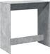 vidaXL Table de bar - 102x50x103,5 cm - Bois traité - Gris béton