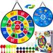 Cible de fléchettes pour enfants - 56 cm - Magnétique - Comprend 12 balles adhésives et 6 fléchettes