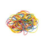 D.RECT Elastieken rubberen ring banden voor huishouden, werk, kantoor, herbruikbaar, duurzaam, 1 kg, op kleur gesorteerd