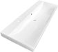 Brauer Aurora Wastafel - 120 cm - Keramiek - Wit