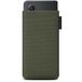 Adore June Mobiele telefoon zak Classic gerecycled olijfgroen compatibel met Galaxy Z Fold 6 2024 / Fold 5 / Fold 4 / Fold 3 / Fold 2, moderne duurzame R-PES stoffen, Made in Europe