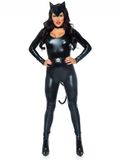 Leg Avenue 83767 - Frisky Feline Kostüm, Größe S, schwarz