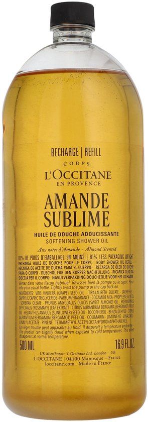 L'Occitane Almond Shower Oil Refill 500 ml