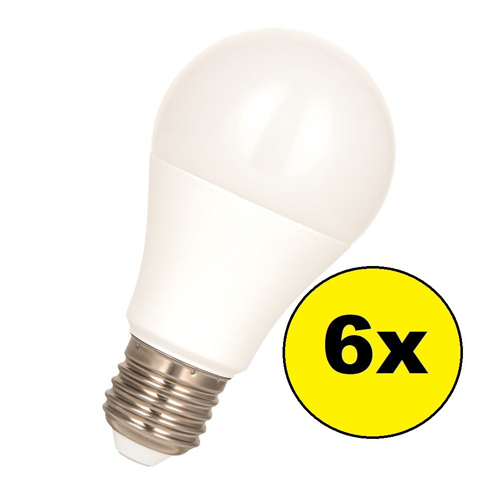 Bailey 6 stuks Ecobasic LED Peer E27 8W 2700K Opaal