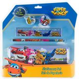 Super Wings 5 Delige Schrijfwarenset