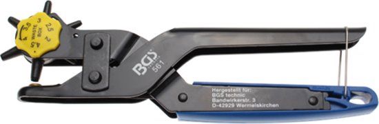Bgs Ponstang - gatentang - holpijptang - perforatietang - pijptang - revolvertang 2 - 4 5 mm 561