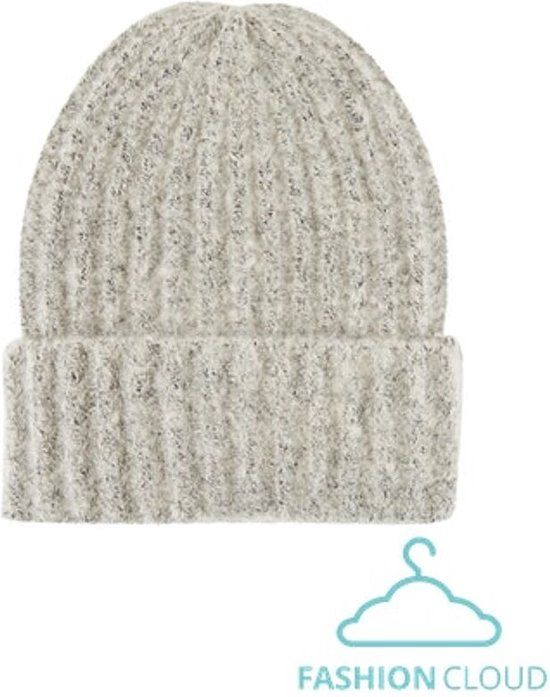 PIECES PCPYRON Structured Hood - Whitecap Grey - One Size