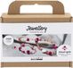 Creativ Company CC Mini Craft Kit Bijoux, Collier et bracelet, rose, 1 paquet