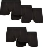 Urban Classics Set van vijf van organisch katoen Heren Boxers - zwart - S