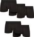 Urban Classics Set van vijf van organisch katoen Heren Boxers - zwart - S