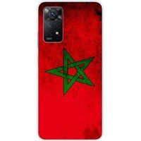 Xiaomi Bedrukt siliconen hoesje compatibel met Xiaomi Redmi Note 11 Pro, Xiaomi Redmi Note 12 Pro 4G Drapeau maroc