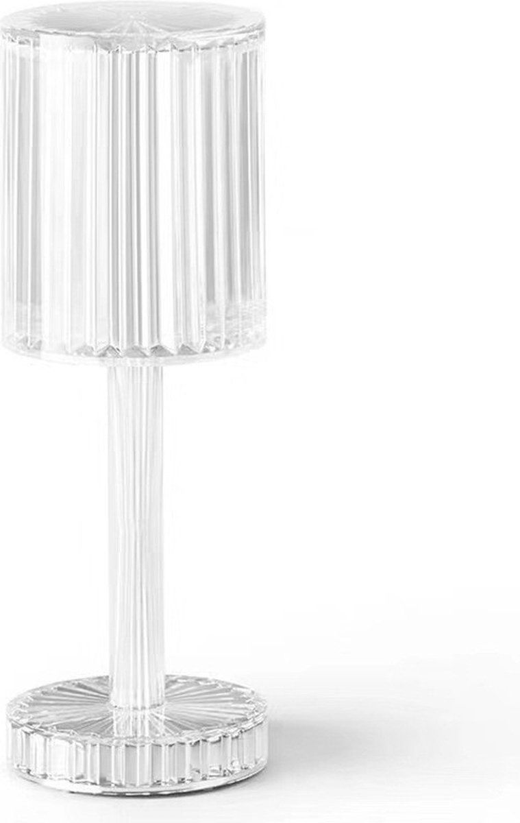 Andriez LED Staande Lamp - 14 kleuren RGB - Acryl Transparant Cilinder