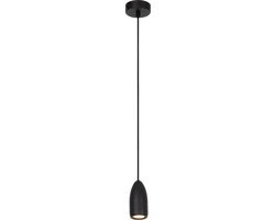 Lucide EVORA - Hanglamp - Ø 10 cm - 1xGU10 - Zwart