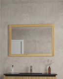 Saniclass Holz Base Spiegel - 100x70cm - Eiken mat