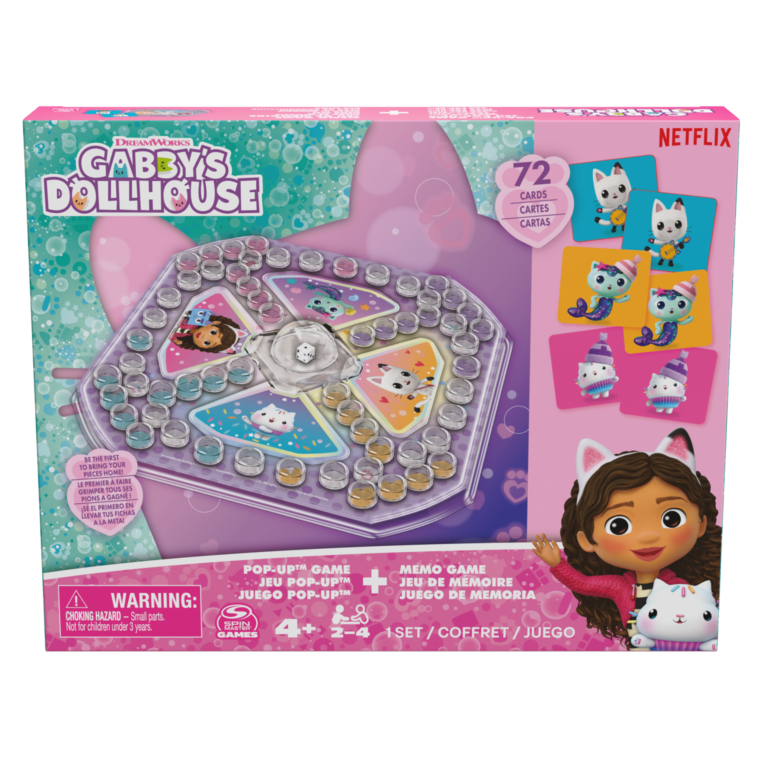 Spin Master Gabby's Poppenhuis - Memo & PopUp Spel