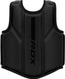 RDX Sports F6 Kara Coach Buikbeschermer Bellypad Body Protector Zwart Verstelbaar Maat S/M