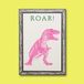 GOODNIGHT LIGHT Dinosaurus poster, roze, A3, 21 x 29 cm, op papier gedrukt, 250 g, muurposter, ingelijste kunstdruk, afbeeldingen voor woonkamer, decoratieve poster