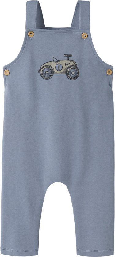 GUPPY BABY BESTSELLER A/S GBMLINUS SWEAT OVERALL UNB Tuinbroek Katoen 95% Elastaan 5% Windward Blue Maat 80