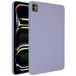 Accezz Tablet Hoes - Geschikt voor Apple iPad Pro 11 (2025) M5 / Pro 11 (2024) M4 - Liquid Silicone Backcover met penhouder - Lila