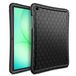 Fintie Siliconen hoes voor Samsung Galaxy Tab A9 Plus 11 Inch 2023 Model (SM-X210/X216/X218), Honey Comb Series Kindvriendelijke Lichtgewicht Schokbestendige Beschermhoes Zwart