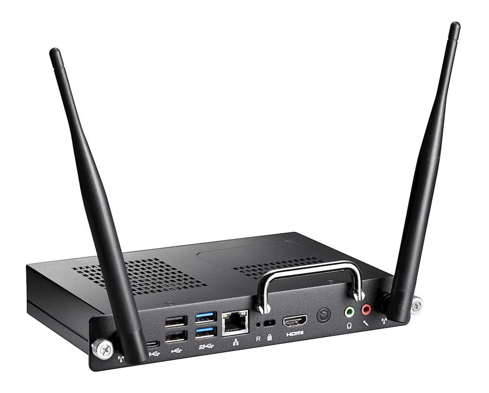 Optoma OPS2-i7 - Mini PC - Intel Core i7-8550U - 8GB RAM - 256GB SSD - Zwart