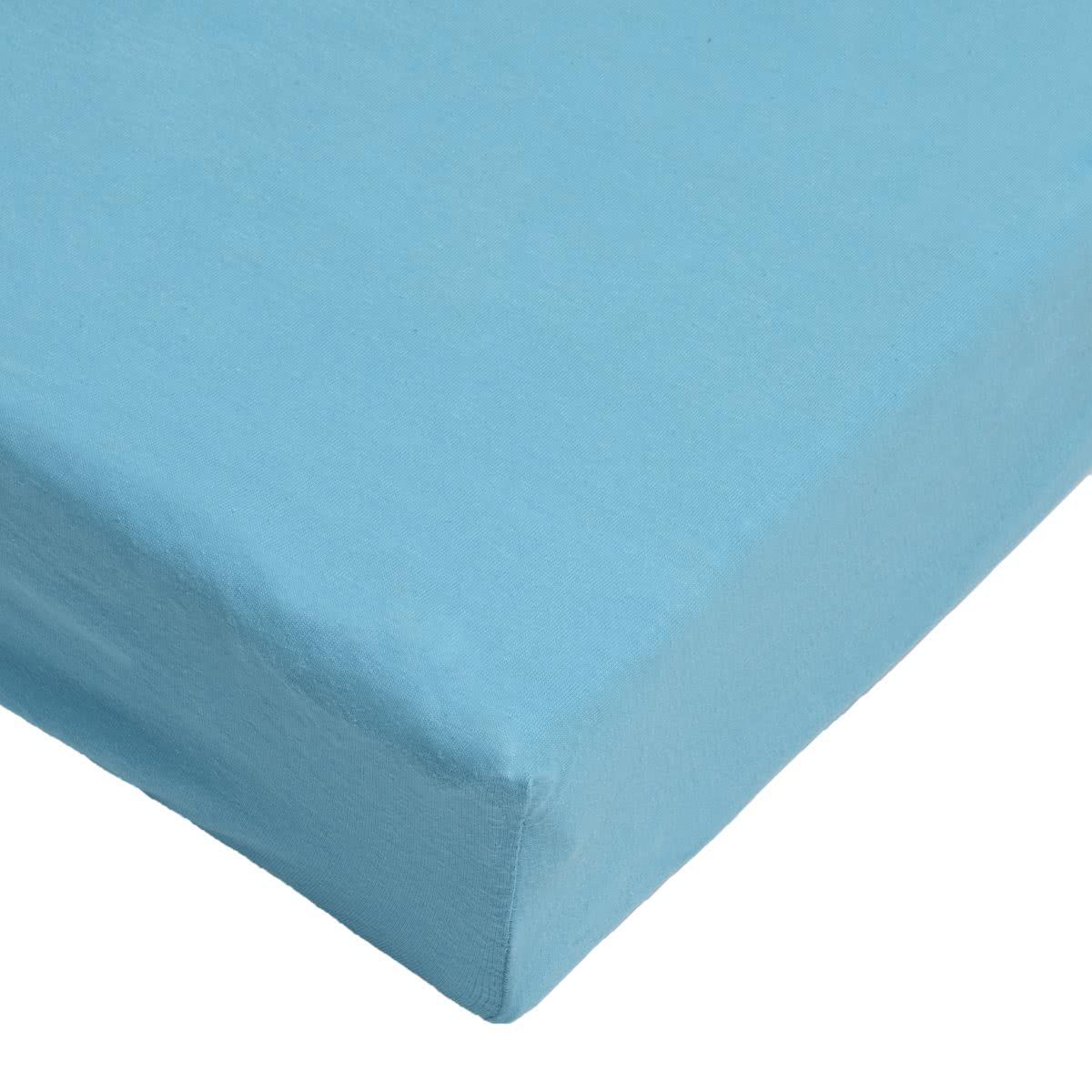 Day Dream Jersey Hoeslaken 180 x 200 cm - Aqua