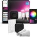 Philips Hue starterkit - wit en gekleurd licht - 1 Bridge Pro - 2-pack E27 1100 lumen - 1 dimmer witch
