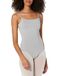 Bloch Dance Nejor Microlux maillot voor dames, grijs, klein