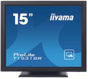 iiyama ProLite T1531SR-B3 computer monitor 38,1 cm (15") 1024 x 768 Pixels LED Touchscreen Tafelblad Zwart