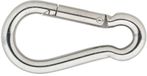 Merkloos / Sans marque Dulimex Karabijnhaak RVS 70 mm