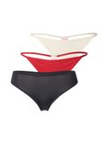 Hunkemöller String knalrood / zwart / wit