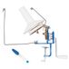 High LAMXD High Speed Needlecraft Jumbo Metal Yarn/Wool/String/Fiber Ball Winder Hand Operated, 10 Oz, with Thread Cutter Scissors