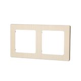 Aluminium wandbord Duits/Frans met 2 sleutels, goud