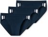 Schiesser 3 PACK Rio Slip 95/5 Stretch - Heren Onderbroek - donkerblauw