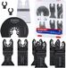 WORKPRO Set de lames de scie - 10 pièces universel pour outils oscillants