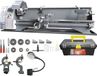 VEVOR Metaaldraaibank 211x750mm Draaibank Metaal 50-2500rpm Tafeldraaibank 750W 14x Metrisch (van 0,3 tot 3 mm) 10x Imperial (van 10 tot 44 TPI) Draad MT5 Spindelkegel