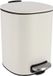 Tendance Elegance Badkamer prullenbak/pedaalemmer - soft close - wit - 5 liter - metaal