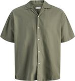 JACK&JONES JJEBREEZE LINEN BLEND RESORT SHIRT SS SN Heren Overhemd - Maat M