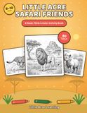 Little Acre Safari Friends: Read, Think & Color: Big Kids Edition
