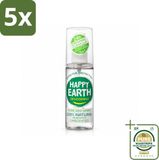 Happy Earth 5 x Déodorant spray non parfumé 100 ml