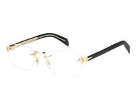 David Beckham DB 7116 GOLD BLACK /BLUE MIRRORED 54/20/145 Mensbrillen Brilmonturen