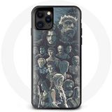 Maniacase Hoesje voor Iphone 11 Pro Game of Thrones Seizoen 8 De IJzeren Troon Poster Personages Grijze Achtergrond