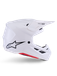 Alpinestars Casque S-M7 Solid ECE 22.06 Blanc Brillant, Taille: XXL