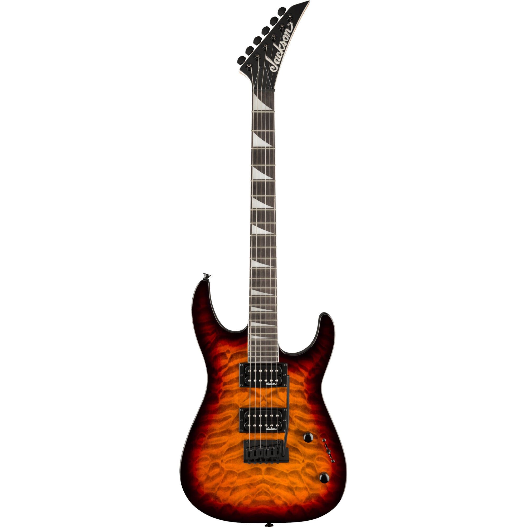 Jackson JS Series Dinky JS20 DKQ 2PT - Transparent Tobacco Burst - Electric Guitar