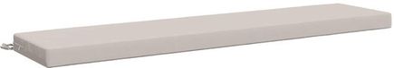vidaXL Bankkussen SOEST 100% Polyester Wit 170 x 40 x 8 cm